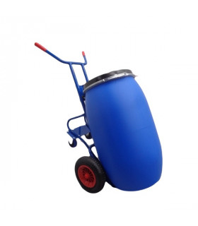 Carro 1 bidón 4 ruedas para subir a palet