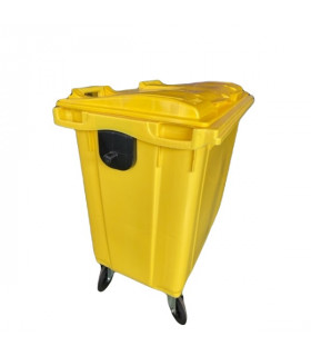 Contenedor basura amarillo 800 lts