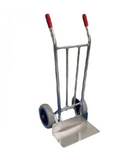 Carro almacén inoxidable y ruedas impinchables