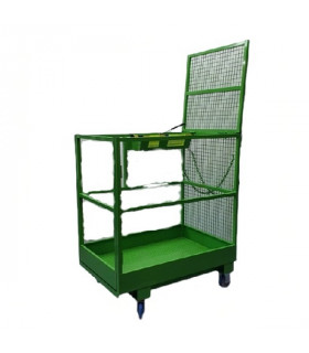 Jaula sube personas entrada uñas lateral con ruedas