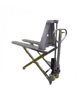 Transpaleta tijera inox. manual 1.000 kg