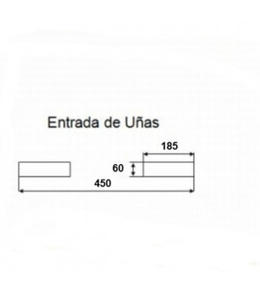 Implemento carretilla para 1 bidón