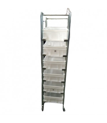 Caja gris 600 x 400 x 175 mm