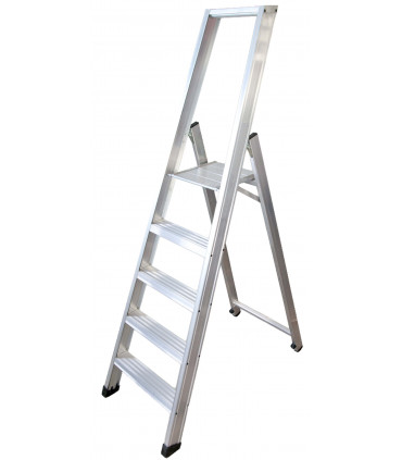 Escalera de tijera con plataforma modelo Roncal