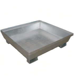 Cubeta galvanizada sin rejilla