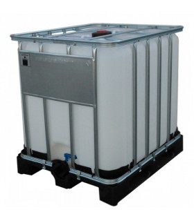 Depósito plástico 1.000 lts con Palet plástico