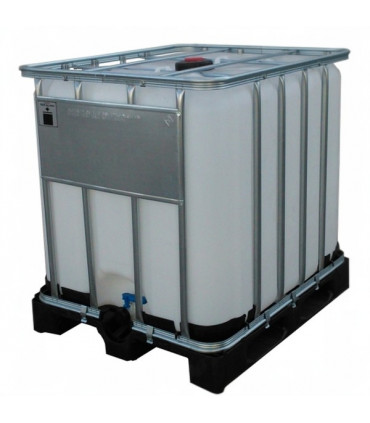 Depósito plástico 1.000 lts con Palet plástico