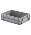 Caja de plástico apilable Norma Europa 400x300x120h. Pack de 10 unidades