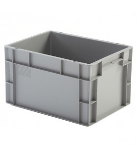 Caja de plástico apilable Norma Europa 400x300x235h