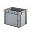 Caja de plástico apilable Norma Europa 400x300x320h. Pack de 10 unidades