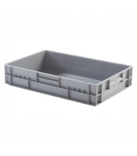 Caja de plástico apilable Norma Europa 600x400x120h