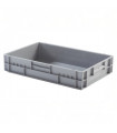 Caja de plástico apilable Norma Europa 600x400x120h. Pack de 10 unidades