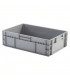 Caja de plástico apilable Norma Europa 600x400x175h. Pack de 10 unidades