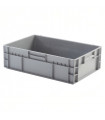 Caja de plástico apilable Norma Europa 600x400x175h. Pack de 10 unidades