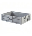 Caja de plástico apilable Norma Europa 800x600x225h. Pack de 10 unidades