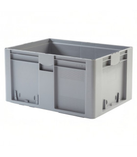 Caja de plástico apilable Norma Europa 800x600x425h