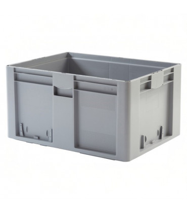 Caja de plástico apilable Norma Europa 800x600x425h