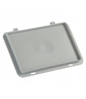 Tapa de plástico con bisagras integradas para cajas 300x200 | Dim.: 300x200x22h mm.