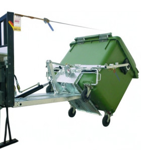 Implemento volcador contenedores