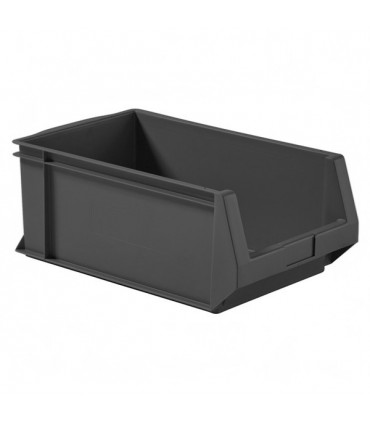 Gaveta de plástico con abertutra frontal 500x310x200h. Pack de 10 unidades