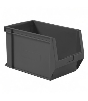 Gaveta de plástico apilable con abertura frontal 500x130x300h