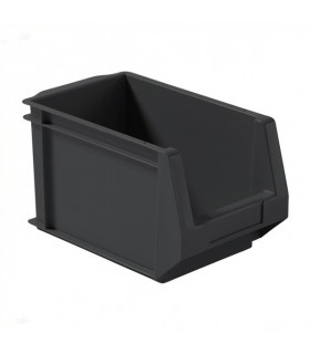 Gaveta de plástico apilable con abertura frontal 260x160x150h