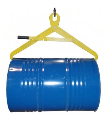 Pinza para trasladar bidones en vertical y horizontal