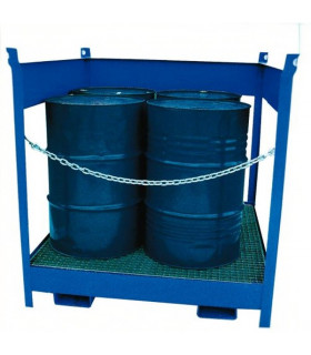 Cubeta 4 bidones con protección