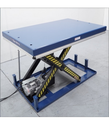 Mesa elevadora eléctrica 3.000 kg. plataforma 2000 x 1000