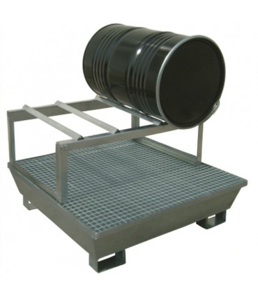 Estantería 2 bidones de 200 lts