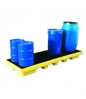 Cubeta polietileno 4 bidones en línea