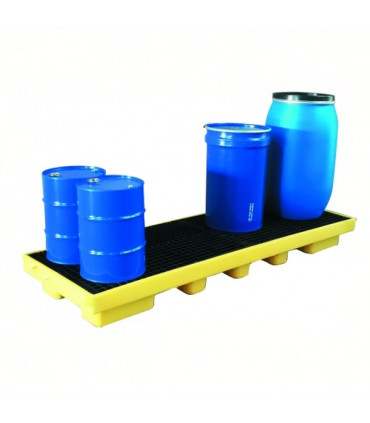 Cubeta polietileno 4 bidones en línea