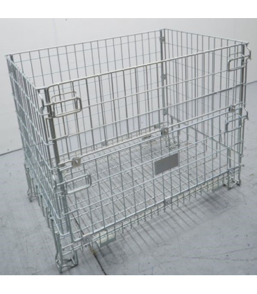 Cestón plegable de reja