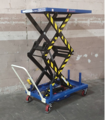 Mesa a batería 1.000 kg elevación 2.000 mm