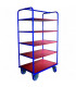 Estantería móvil con baldas