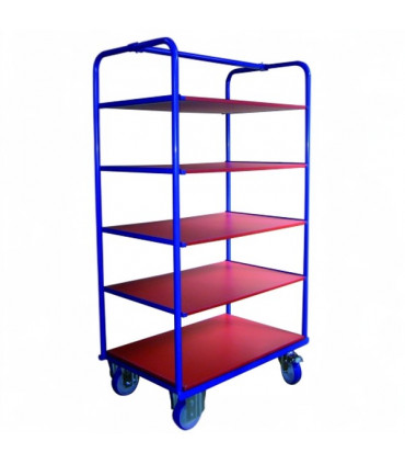 Estantería móvil con baldas