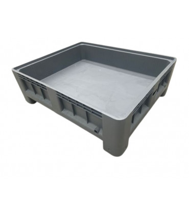 Contenedor de plástico cerrado 1200 x 1000 x 360 mm. 5 unidades