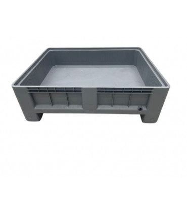 Contenedor de plástico cerrado 1200 x 1000 x 360 mm. 5 unidades