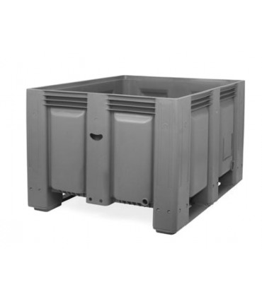 Contenedor de plástico enrejillado con patines 1200 x 1000 x 760 mm. 4 unidades