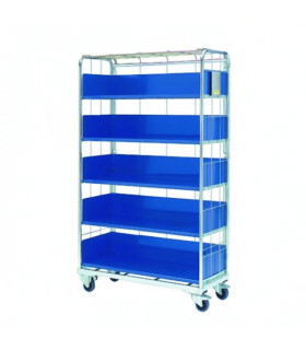 Estantería malla con cajetines