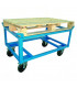 Soporte palets con ruedas alto 650 mm