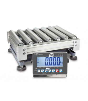 Transportador de rodillos para balanza