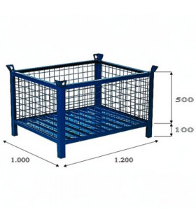 Cestón malla 1.200 x 1.000 mm