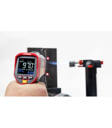 Termómetro de infrarrojos -32 °C a 1100 °C