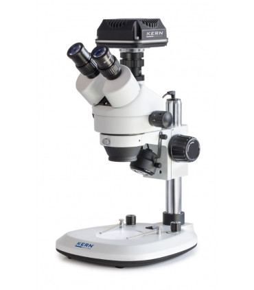 Microscopio trinocular estereoscópico con zoom