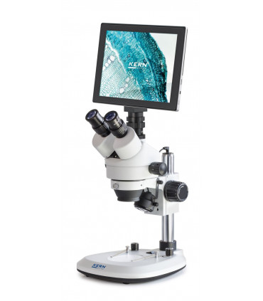 Microscopio trinocular estereoscópico con zoom