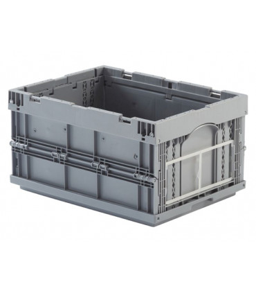 Caja de plástico plegable y apilable Norma Europa 396x297x214h