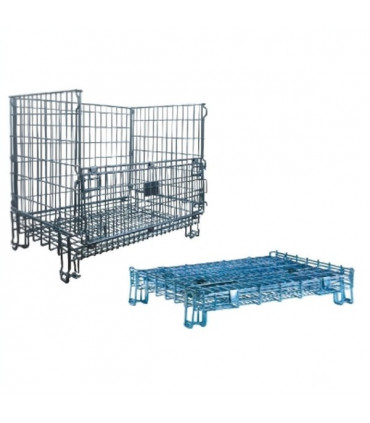 Cestón plegable de reja