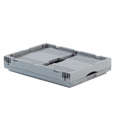 Caja de plástico plegable y apilable Norma Europa 594x396x214h