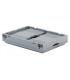 Caja de plástico plegable y apilable con tapa Norma Europa 600x400x223h. Pack de 10 unidades